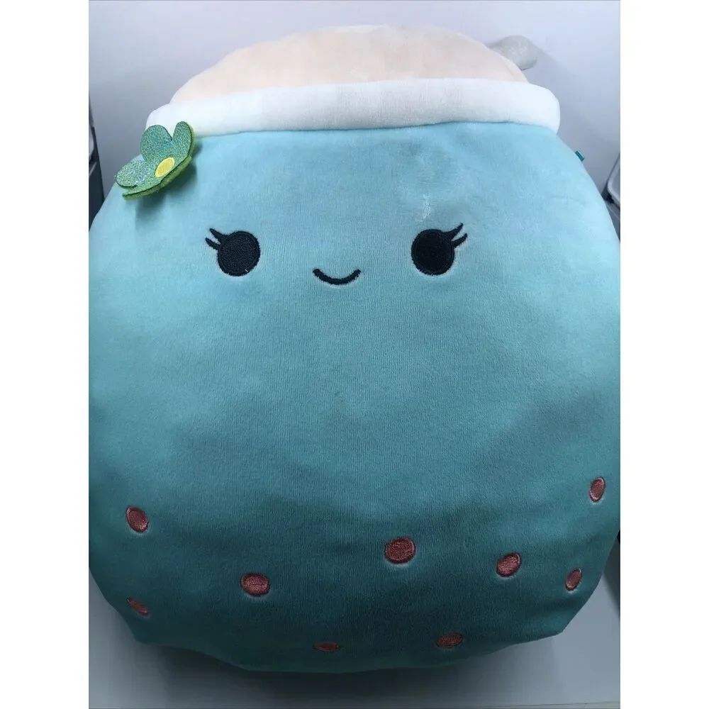 Squishmallows Jakarria The Boba Tea Drink Blue Plush 12"